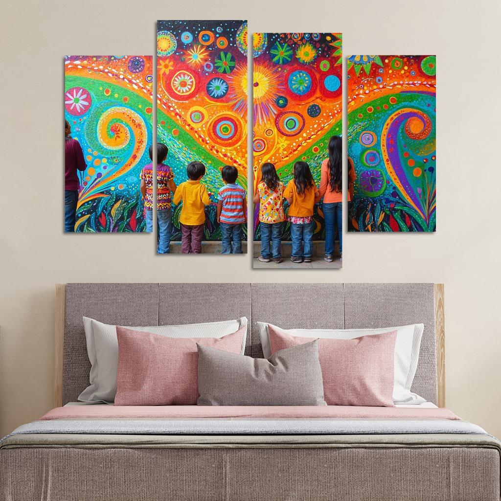 A Mothers Love The Heartbeat Of The Family Custom Paintings Frame