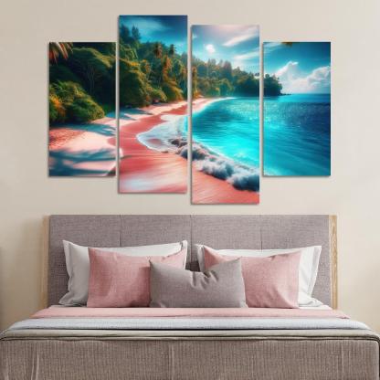 Hidden Oasis Tranquil Waters And Lush Landscapes Premium Artwork Frames