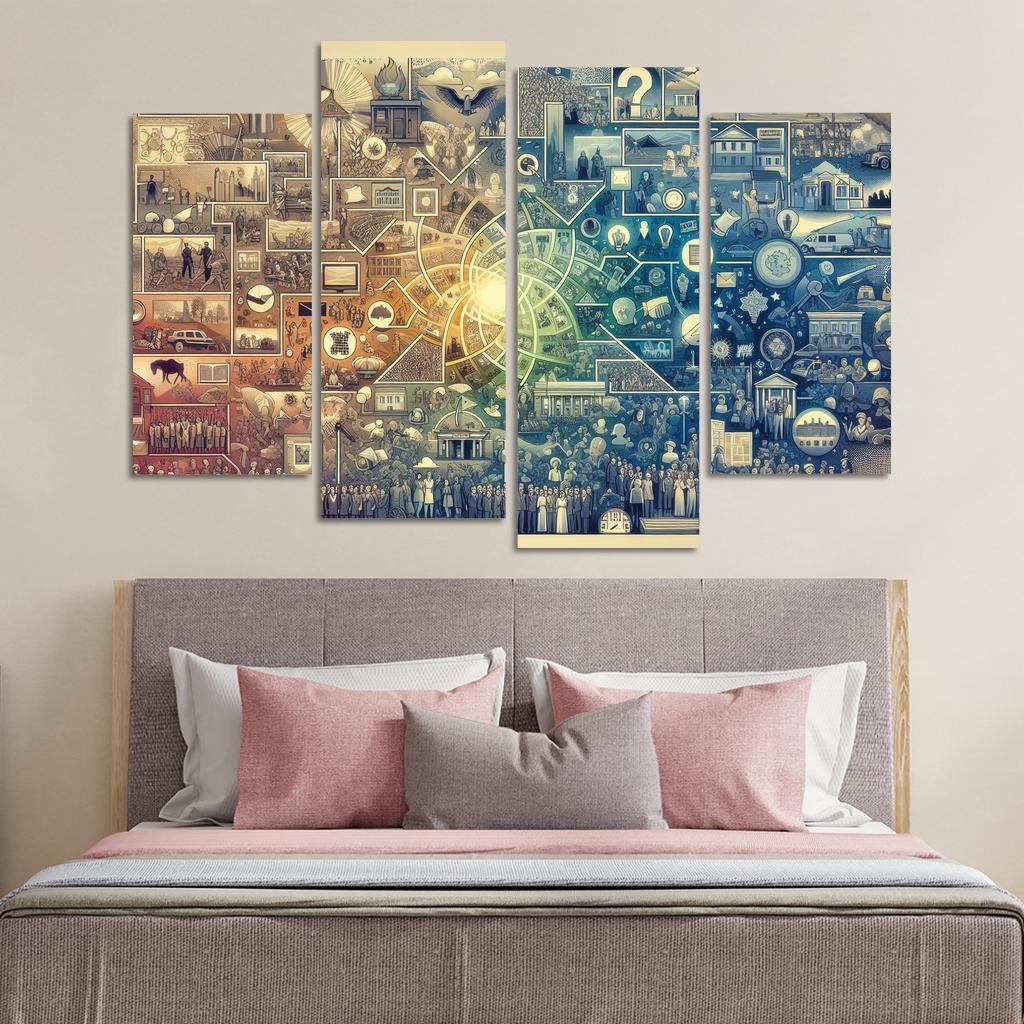 Whispers Of The Past Honoring Historical Trauma Multi-panel Paintings