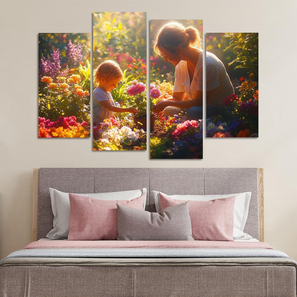 The Garden Of Memories Cultivating Love Custom Paintings Frame