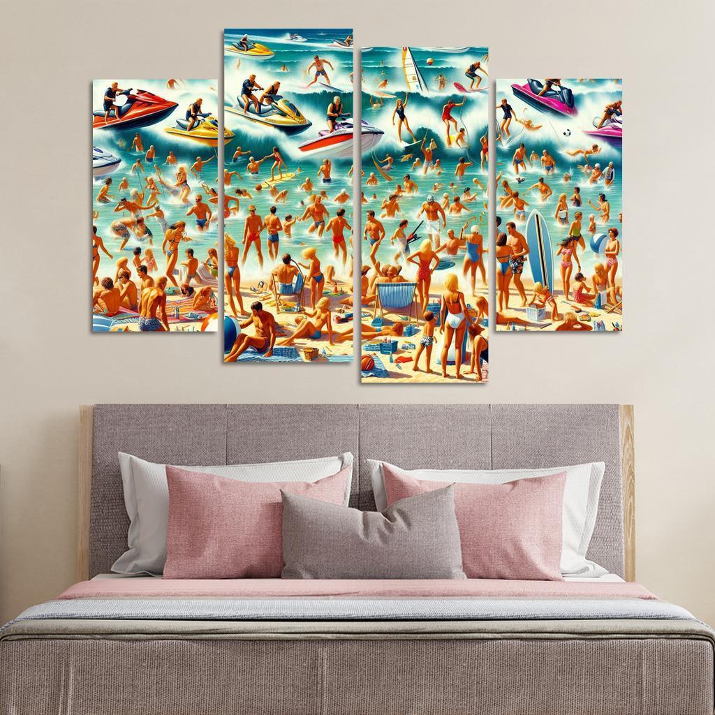 Adventure Cove Thrills On The Water Abstract Paintings Frame