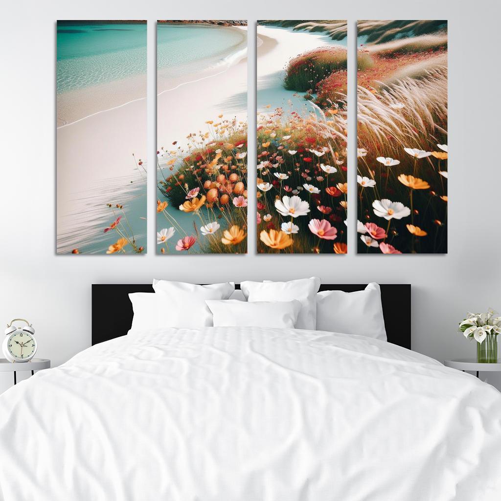 Wildflower Beach Nature's Canvas Premium Artwork Frames