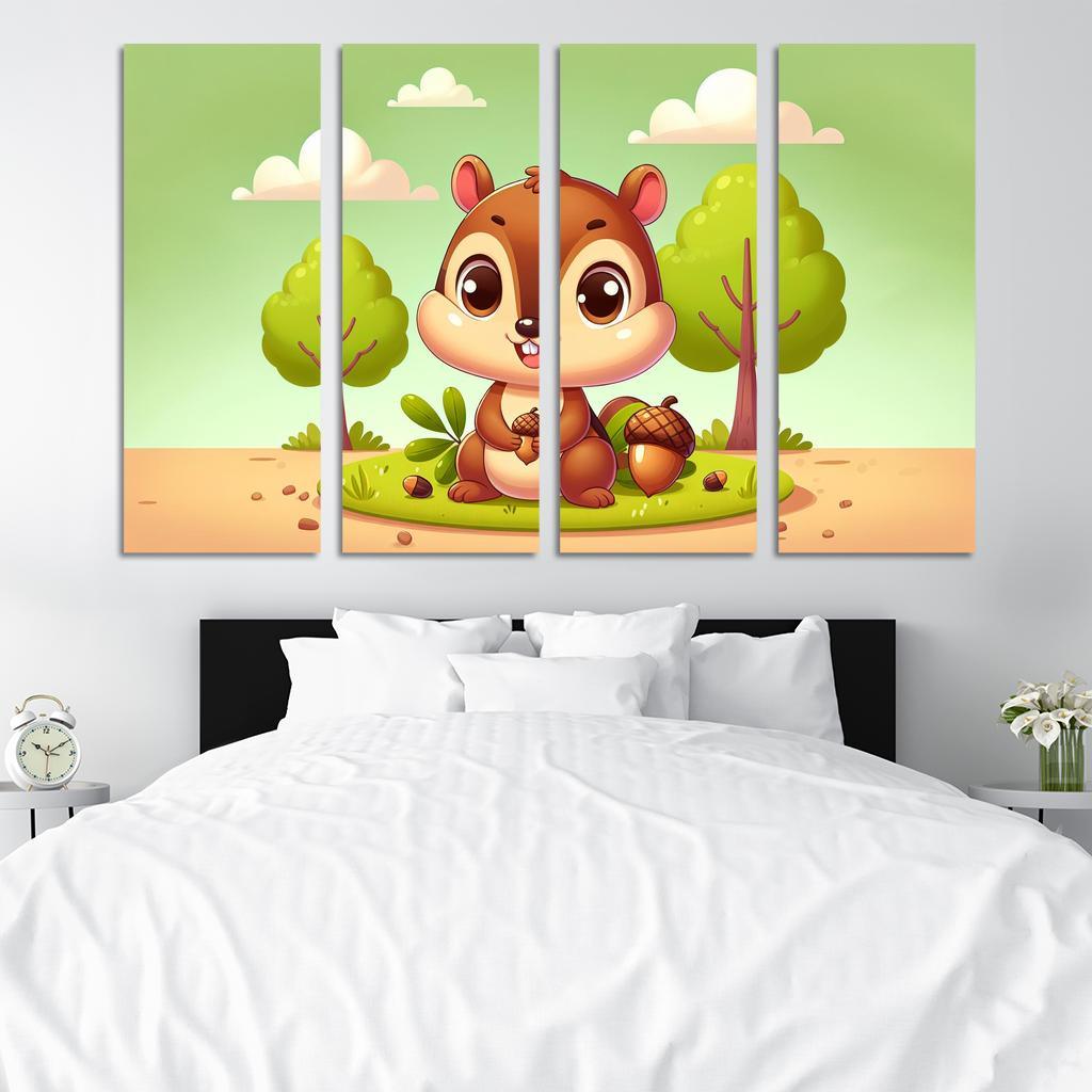 Charming Chipmunk - Nature's Delight Framed Paintings