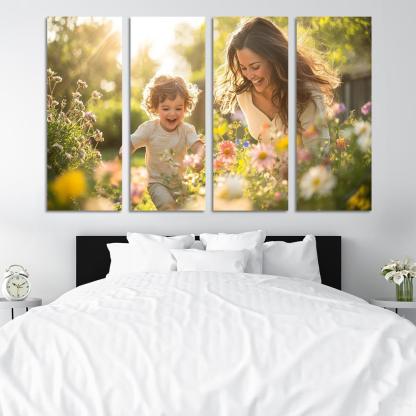 Sunlit Moments Embracing Daylight With Love Custom Paintings Frame