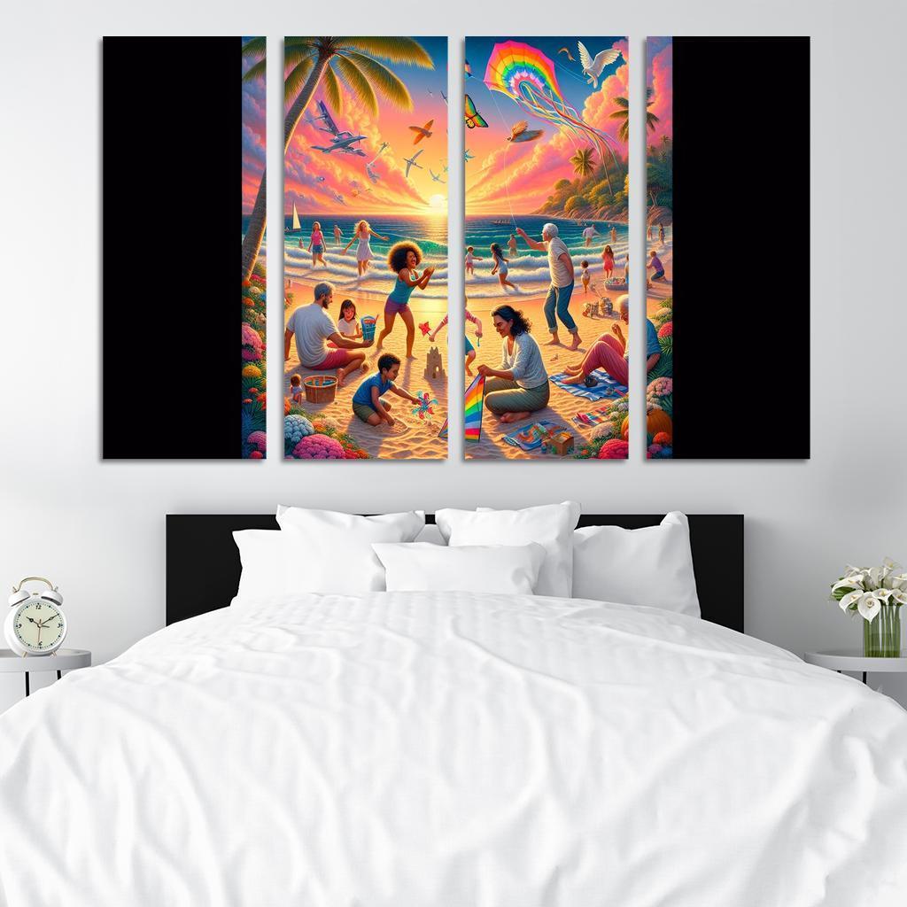 Sunset Sands The Perfect Family Retreat Custom Paintings Frame