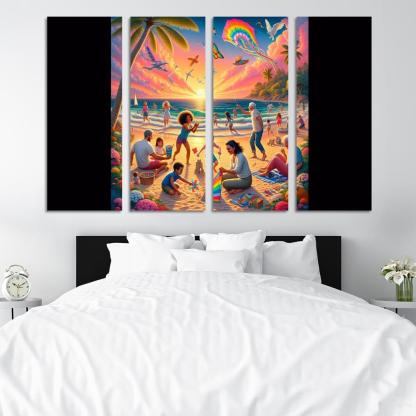 Sunset Sands The Perfect Family Retreat Custom Paintings Frame
