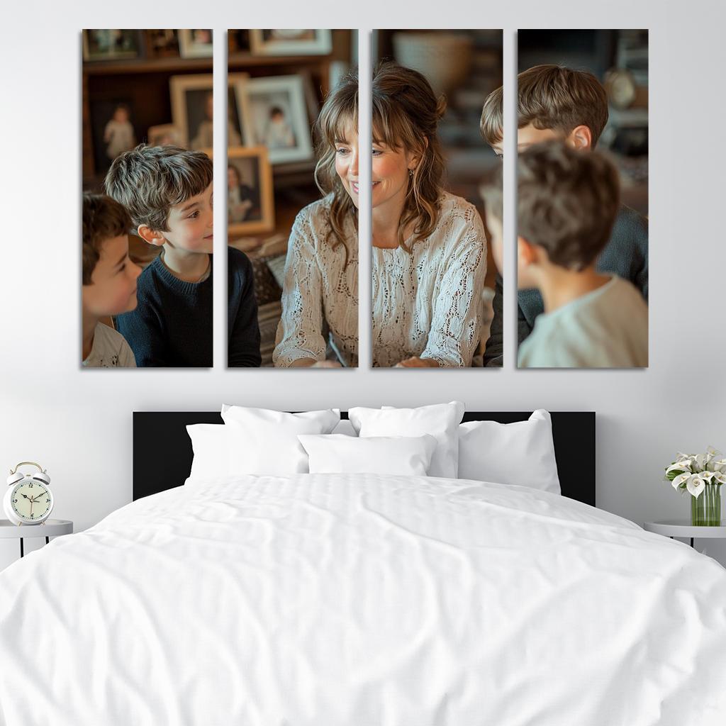 The Wisdom Of Generations Lessons From Mom Custom Paintings Frame