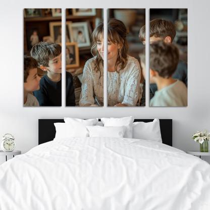 The Wisdom Of Generations Lessons From Mom Custom Paintings Frame