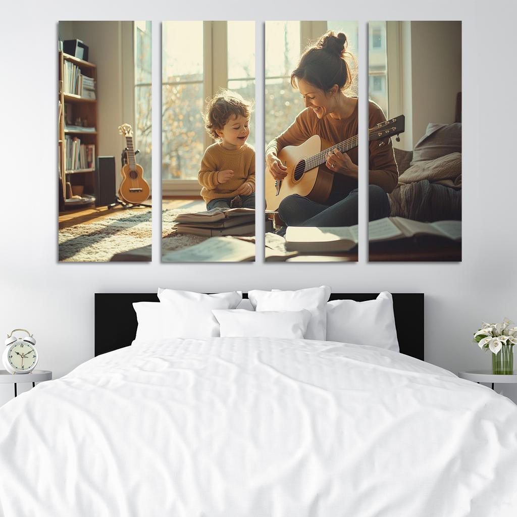 Heartstrings The Music Of Love Custom Paintings Frame