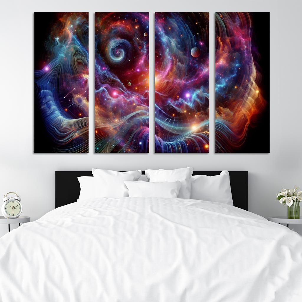 Celestial Interplay Of Frequencies Premium Artwork Frames