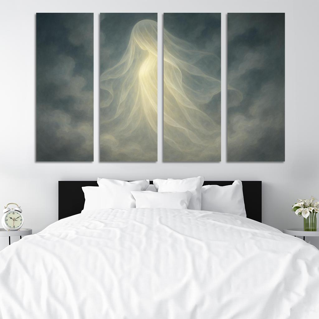 Luminous Veil Of Dreams Oil Paintings Frame