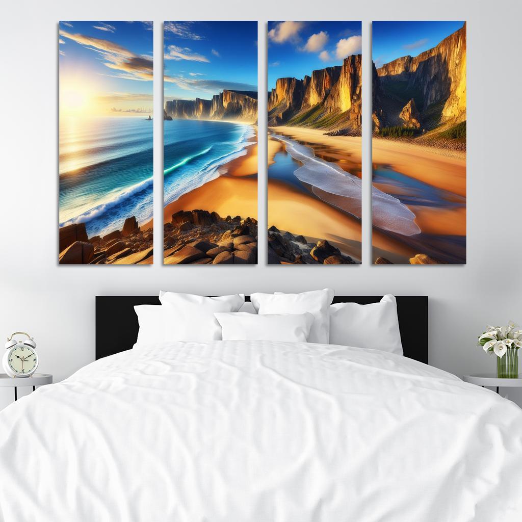 Majestic Waters A Coastal Retreat Custom Paintings Frame