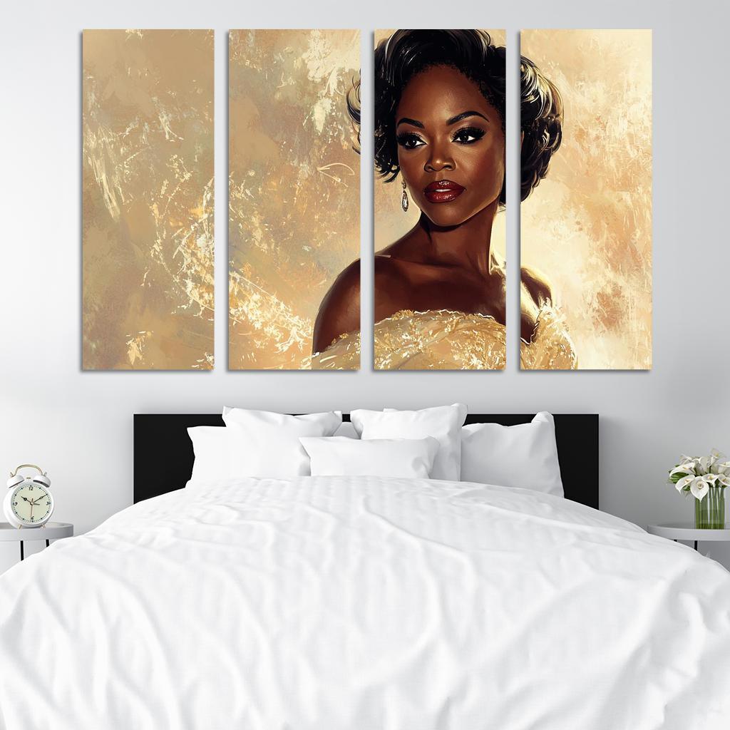 Viola Davis The Powerhouse Of Emotional Depth Framed Paintings
