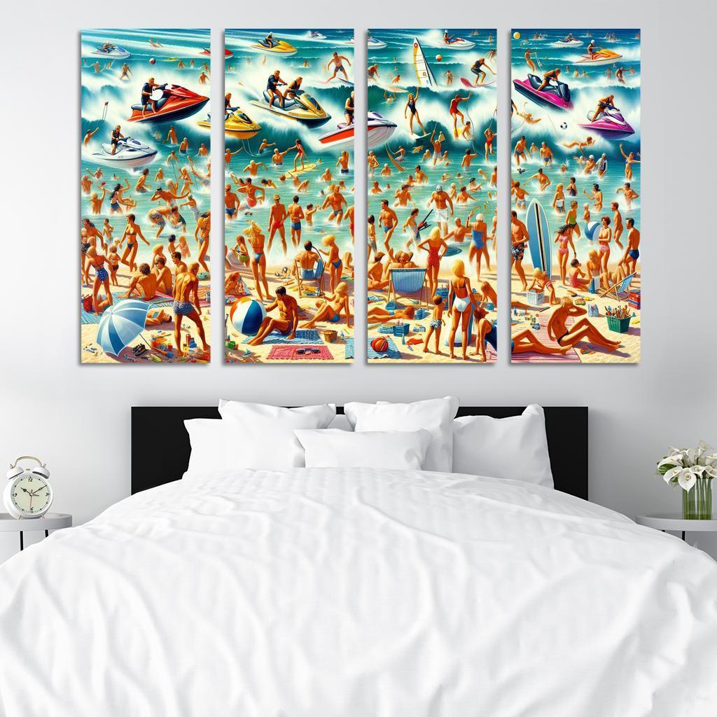 Adventure Cove Thrills On The Water Abstract Paintings Frame