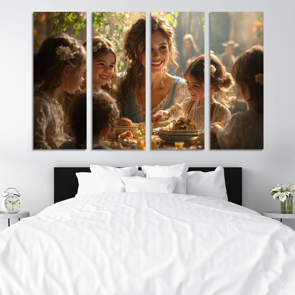 The Heartbeat Of The Family A Mothers Love Custom Paintings Frame