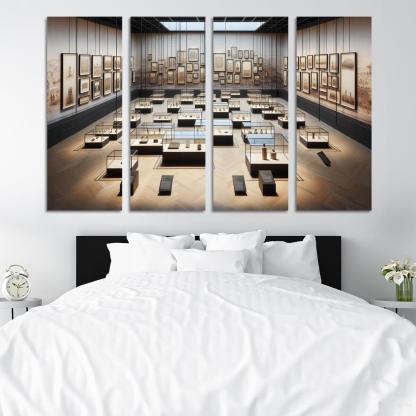 Stolen Heritage The Fight for Cultural Repatriation 4 Piece HD Modern Canvas Panels-Original Frame