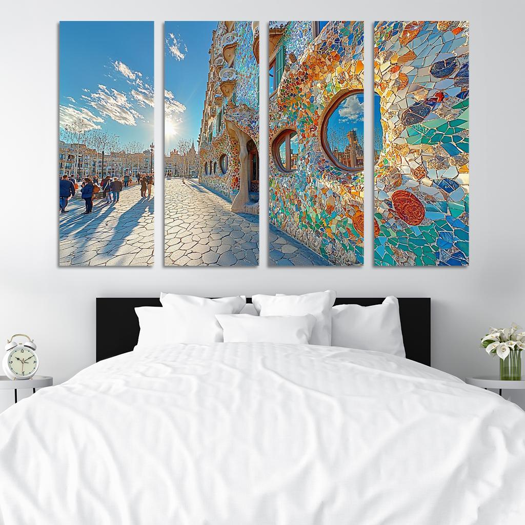 Casa Batll Abstract Paintings Frame