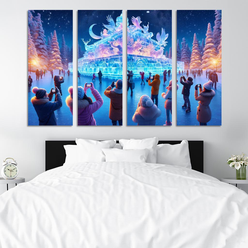 Harbin International Ice And Snow Sculpture Festival - China Modern Paintings Frame