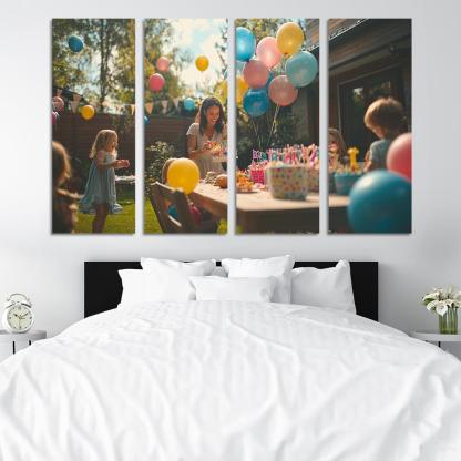 Moments Of Joy A Mothers Celebration Of Life Canvas Paintings Frame