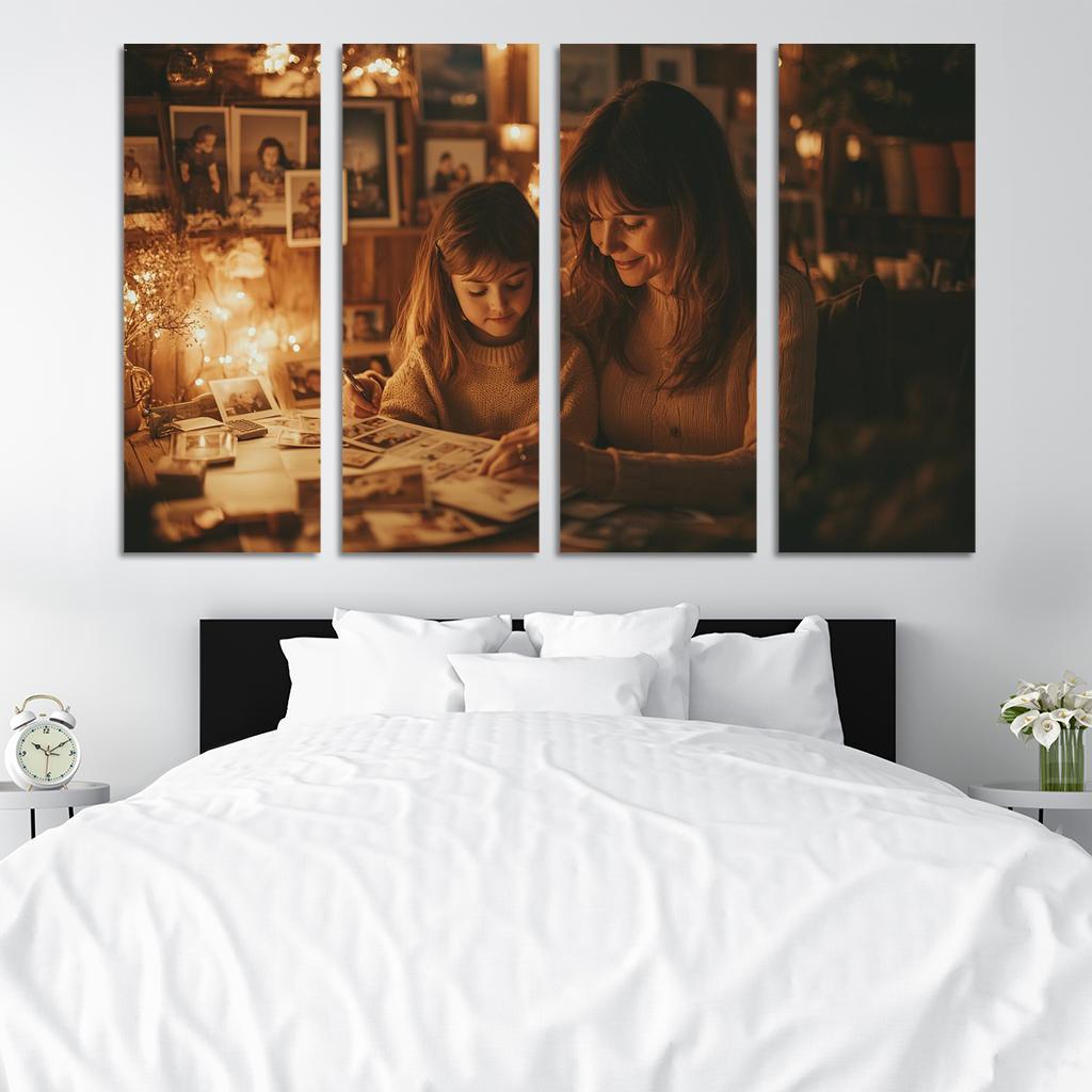 A Time To Remember Celebrating Motherhood Canvas Paintings Frame