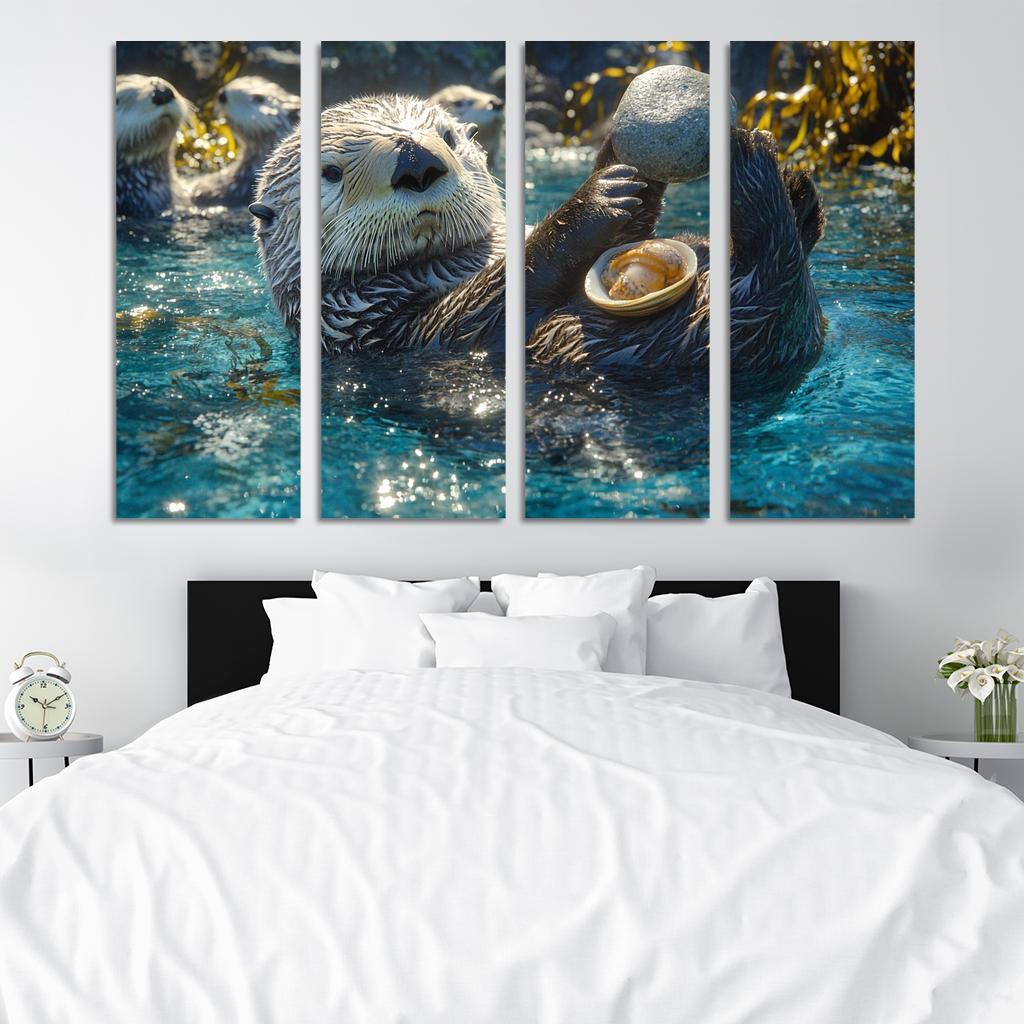 The Playful Sea Otter A Marine Acrobat Art Trends