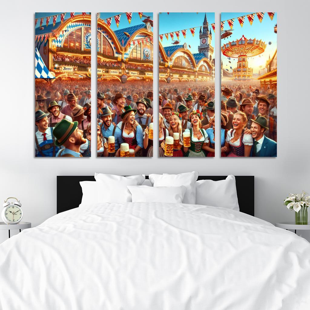 Oktoberfest - Germany Modern Paintings Frame