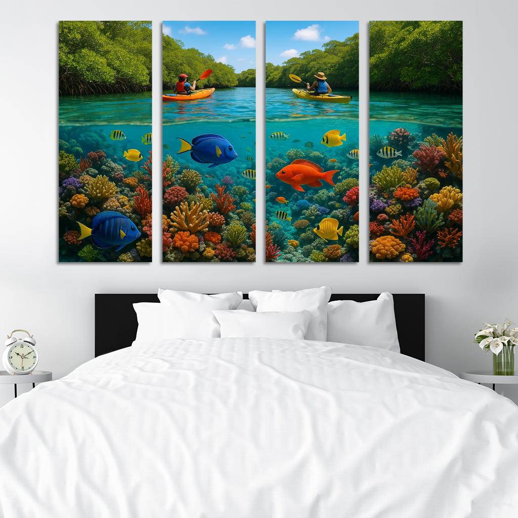 Coral Bay Adventure And Eco-tourism Custom Paintings Frame