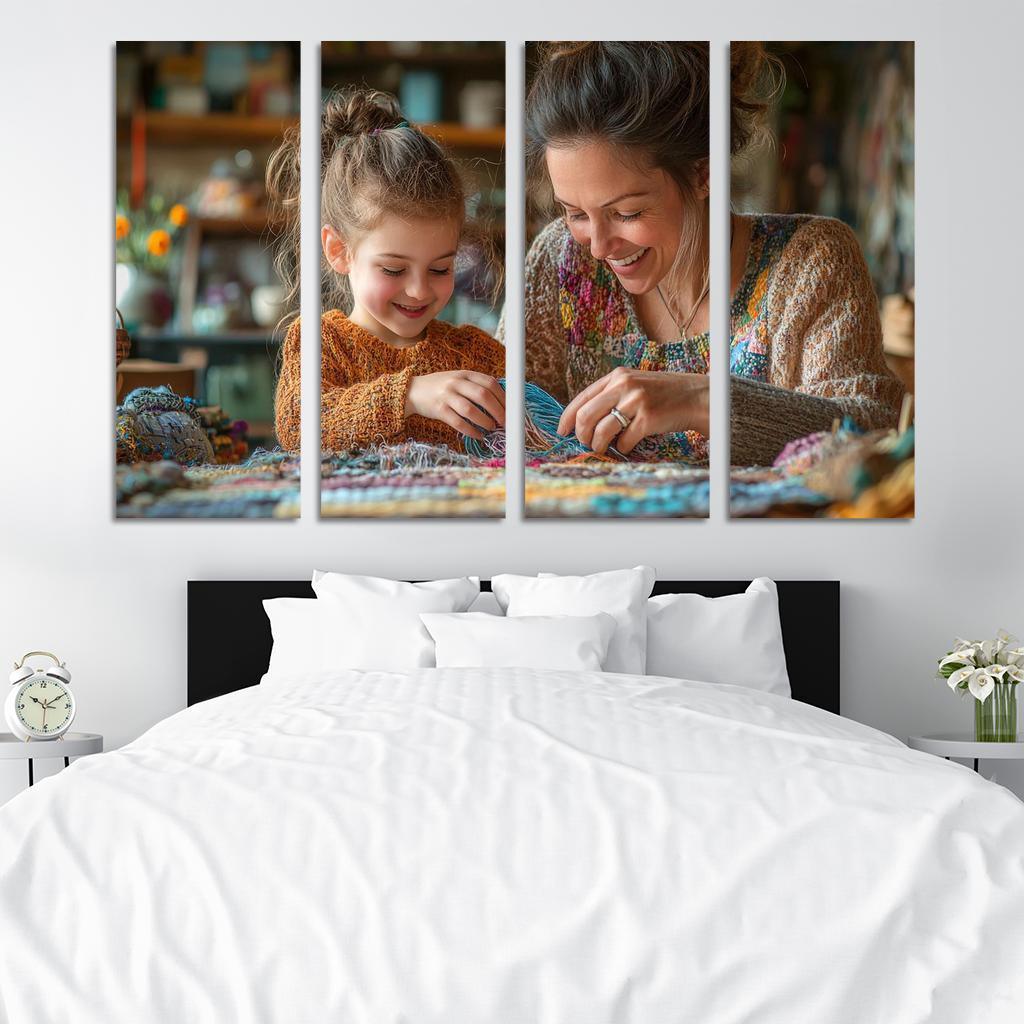 Threads Of Time A Mothers Lifelong Journey Canvas Paintings Frame