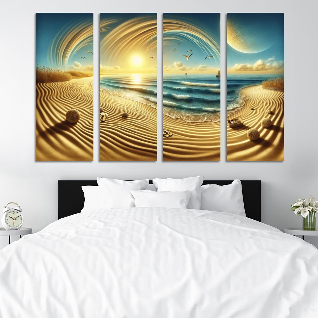 Serenity Sands Beach Premium Artwork Frames