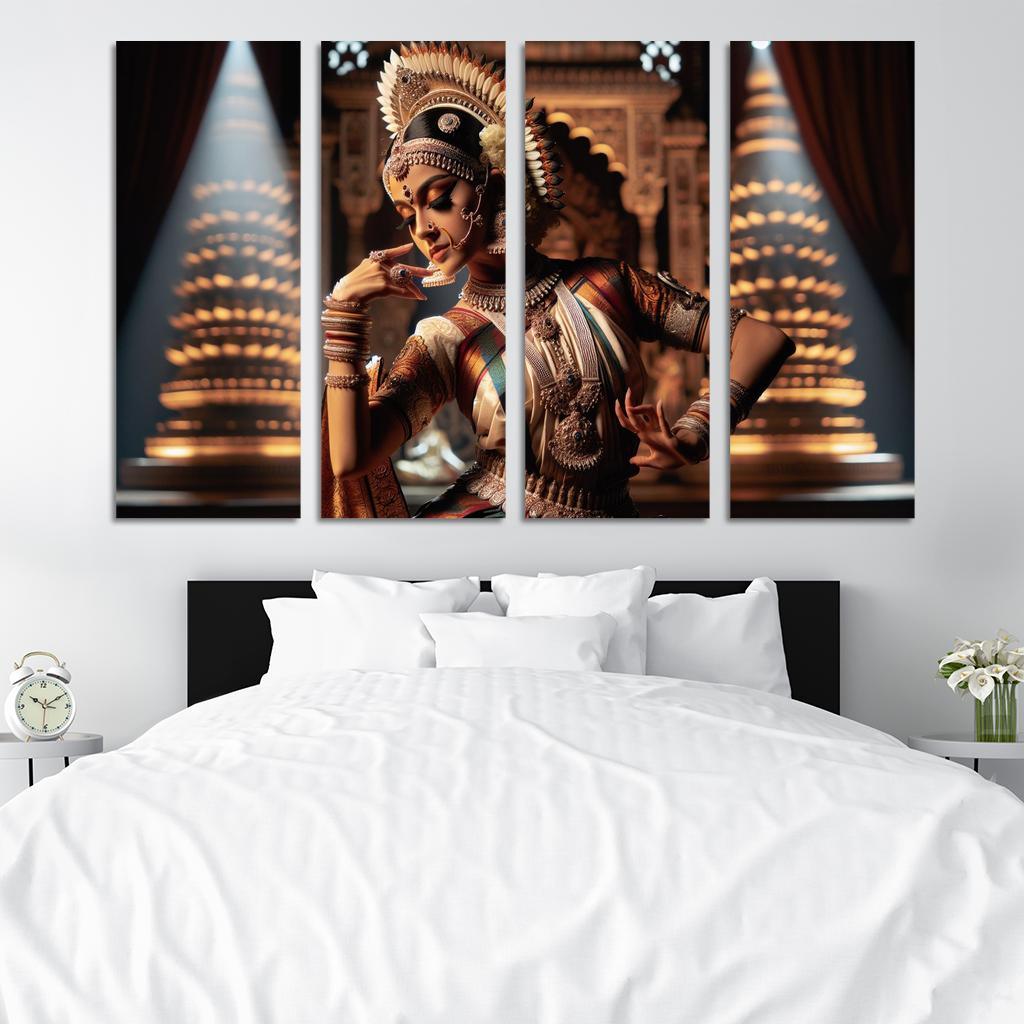 Bharatanatyam The Dance Of The Divine Modern Paintings Frame
