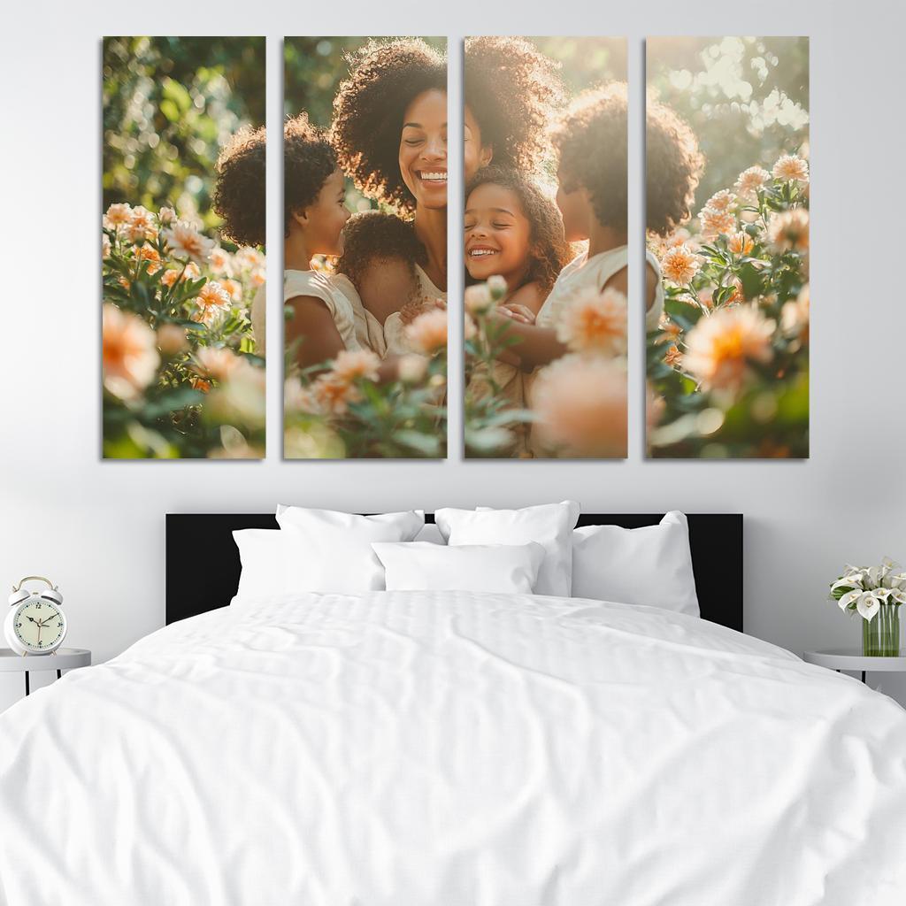 The Circle Of Love A Mothers Embrace Canvas Paintings Frame