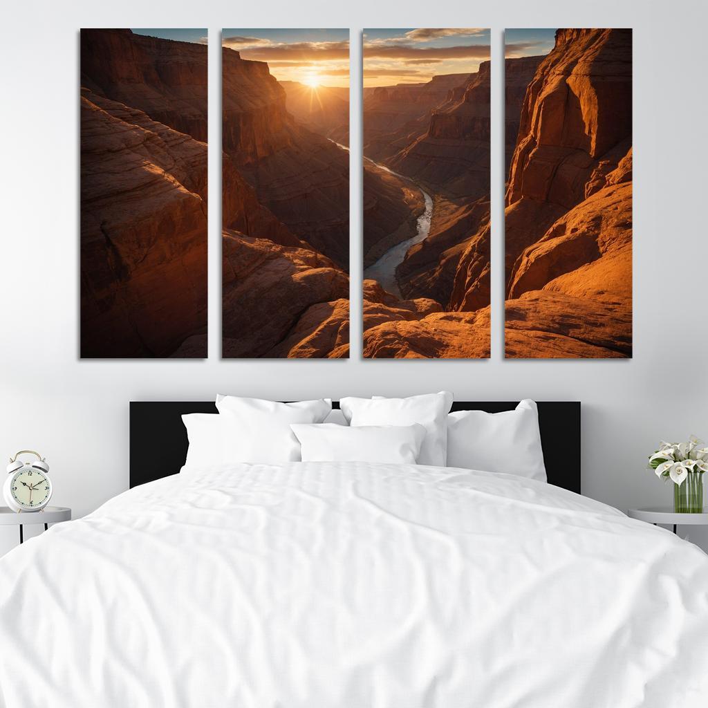 The Enigmatic Canyons Of Sunset Shadows Art Trends