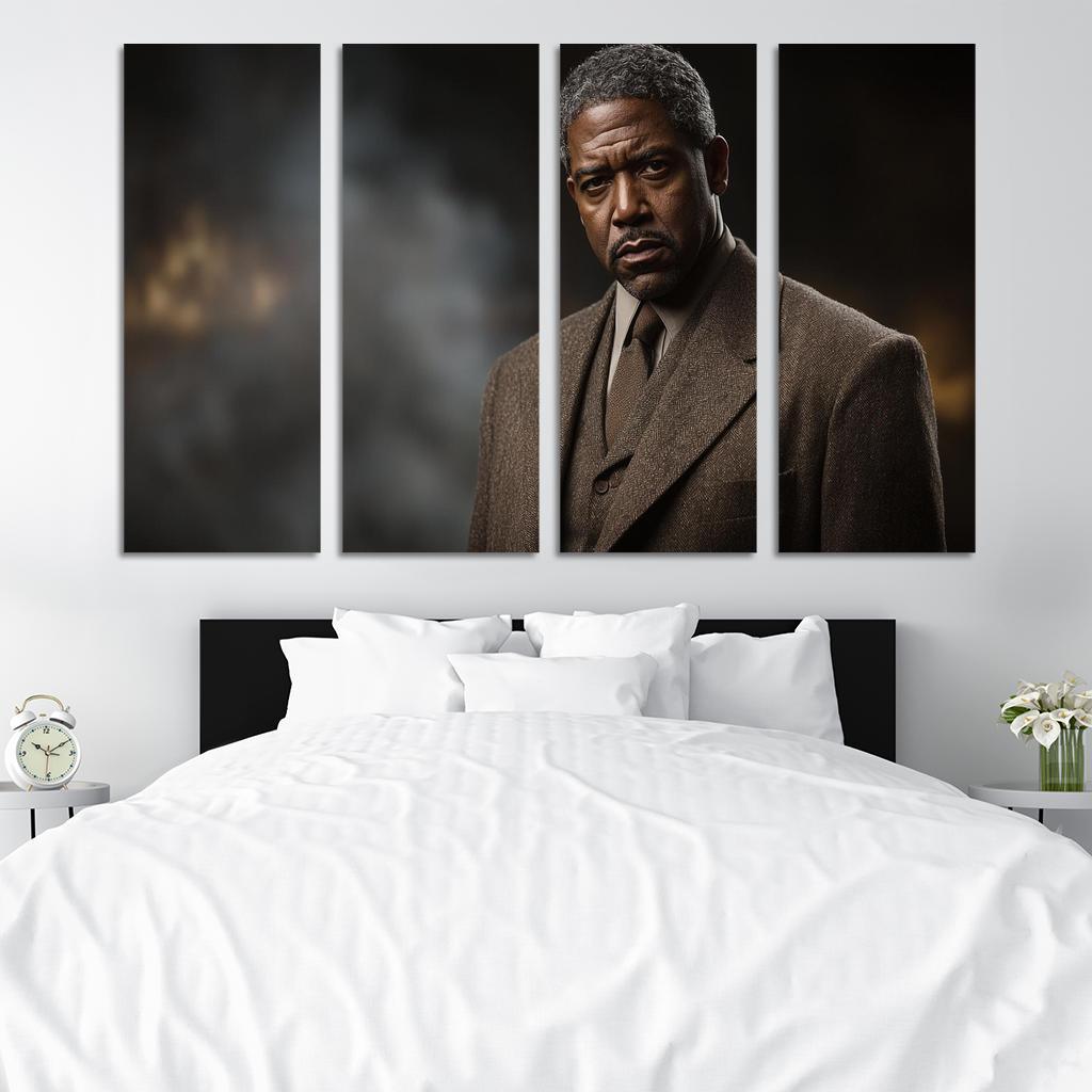 Denzel Washington The Voice Of A Leading Man Framed Paintings