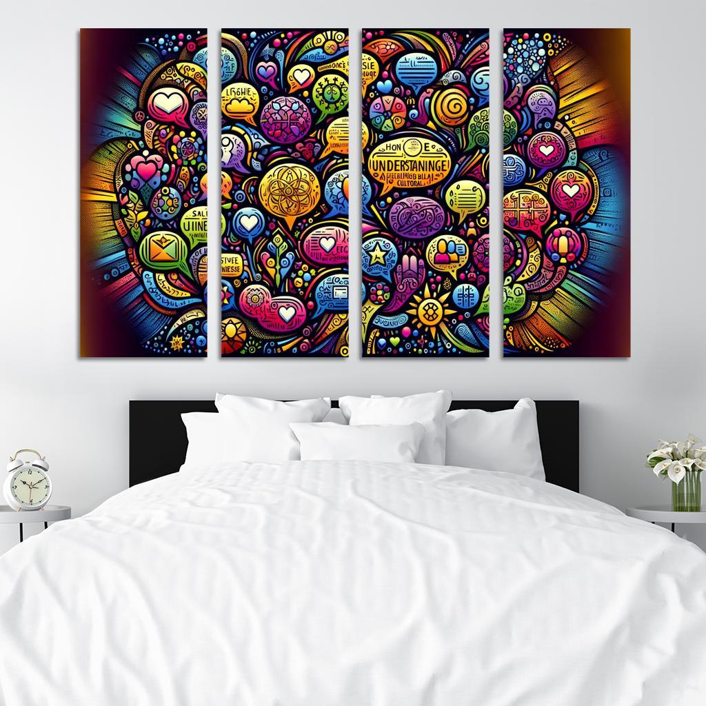 Bridges Of Connection The Power Of Dialogue Multi-panel Paintings