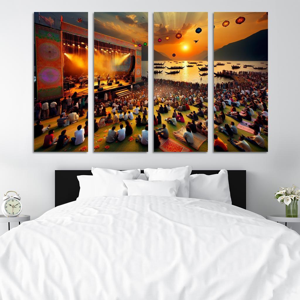 Montreux Jazz Festival - Switzerland Framed Paintings