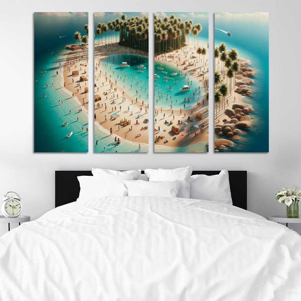 Crystal Waters Oasis Modern Paintings Frame
