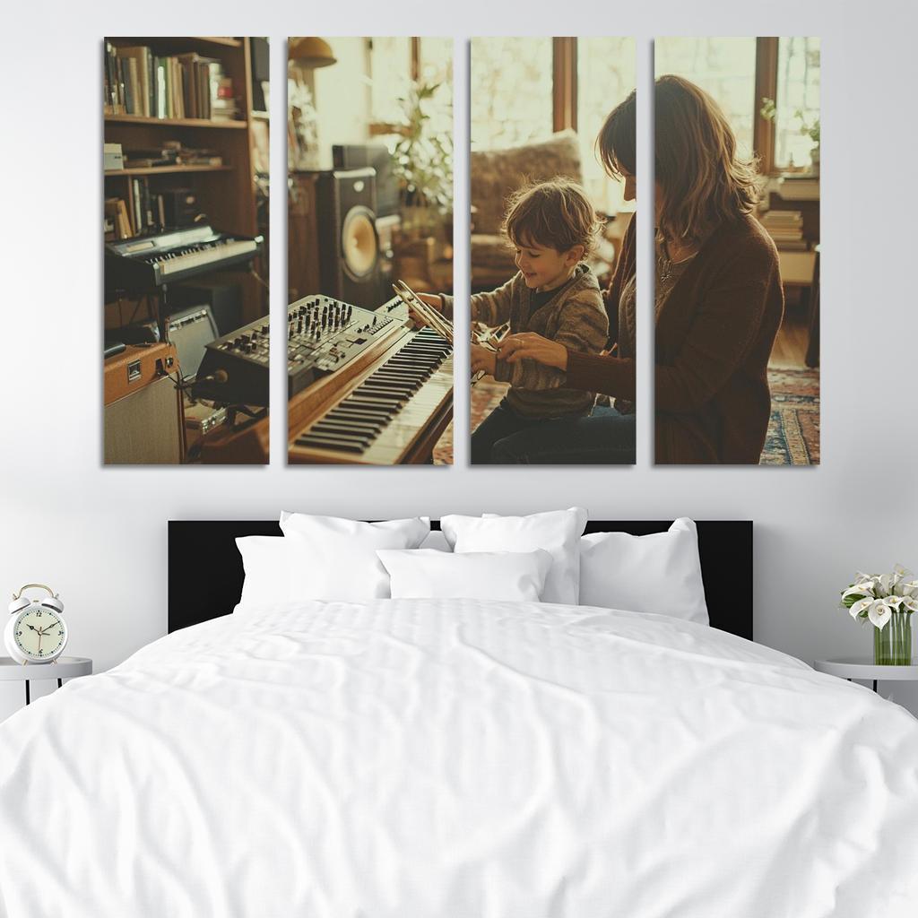 Songs Of The Heart A Mothers Melodic Influence Canvas Paintings Frame