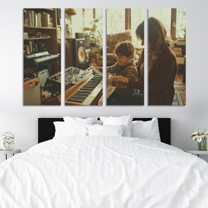 Songs Of The Heart A Mothers Melodic Influence Canvas Paintings Frame