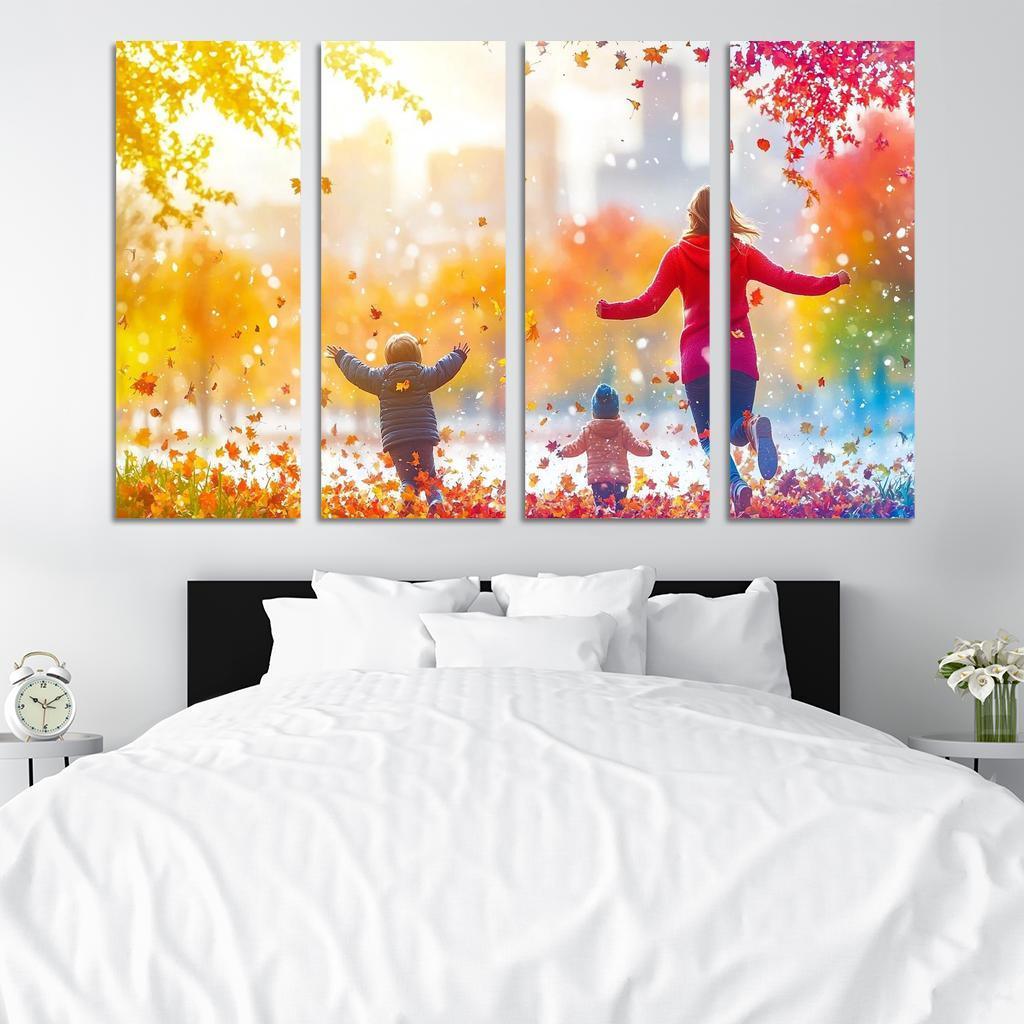 Seasons Of Change Embracing Growth Together Custom Paintings Frame