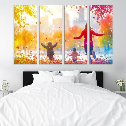 Seasons Of Change Embracing Growth Together Custom Paintings Frame