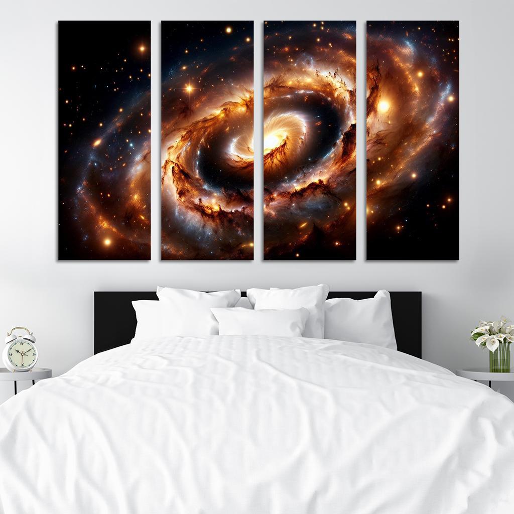 The Phenomenon Of Quasars Abstract Paintings Frame