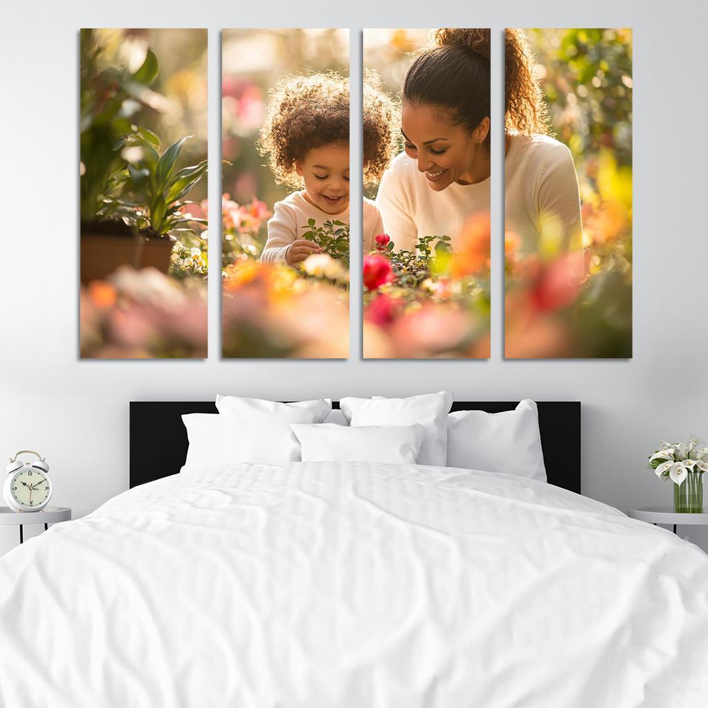 The Garden Of Memories A Mothers Legacy Canvas Paintings Frame