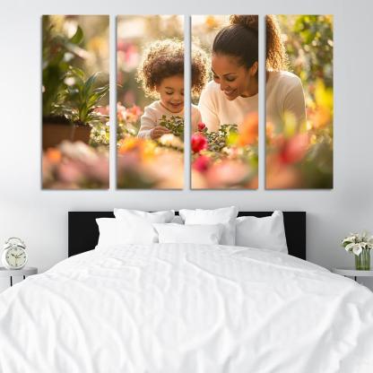 The Garden Of Memories A Mothers Legacy Canvas Paintings Frame