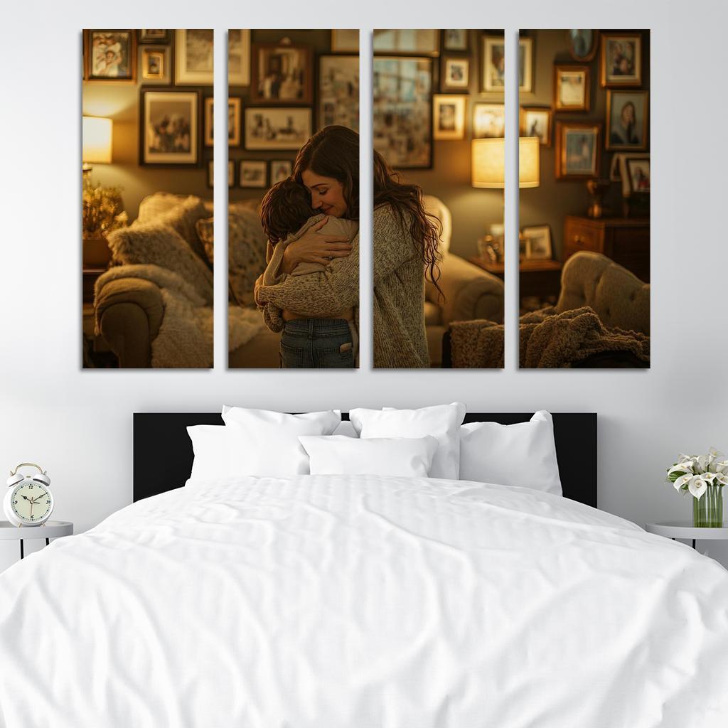 A Mothers Embrace The Heart Of Home Canvas Paintings Frame