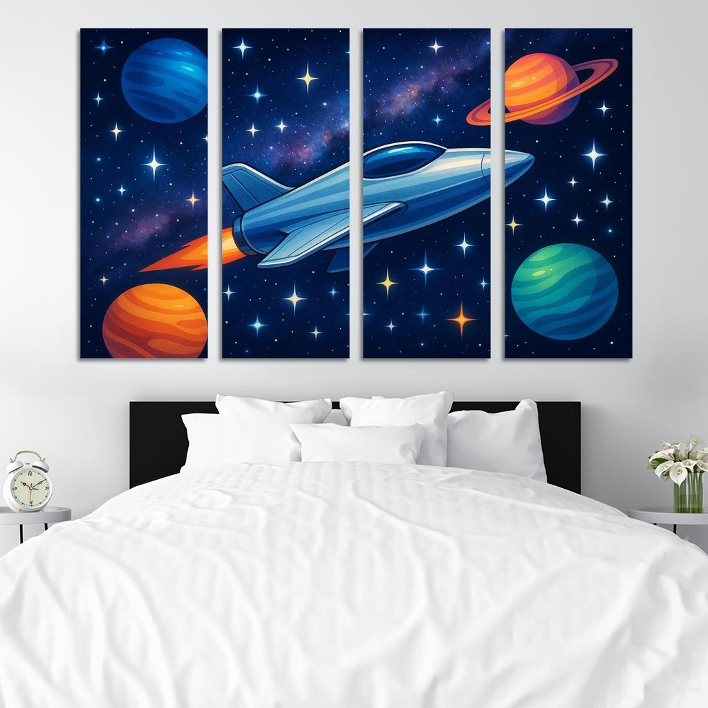 Galactic Space Voyager Premium Artwork Frames