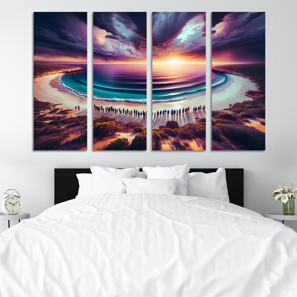 Whale Watch Vista Modern Paintings Frame