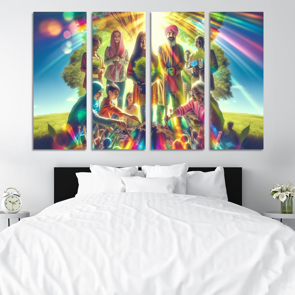 Healing The Planet Environmental Justice For All Custom Paintings Frame