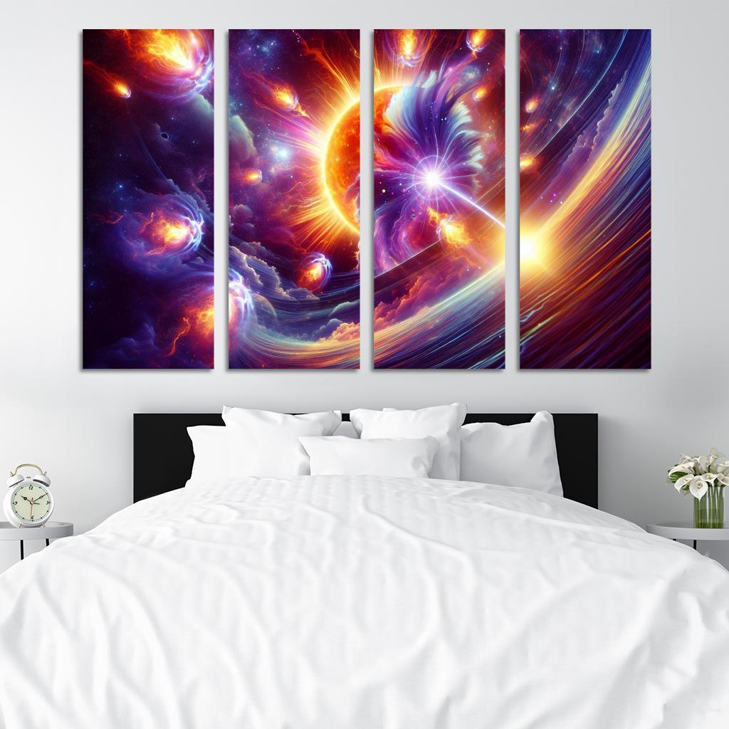 The Allure Of Space Weather Abstract Paintings Frame