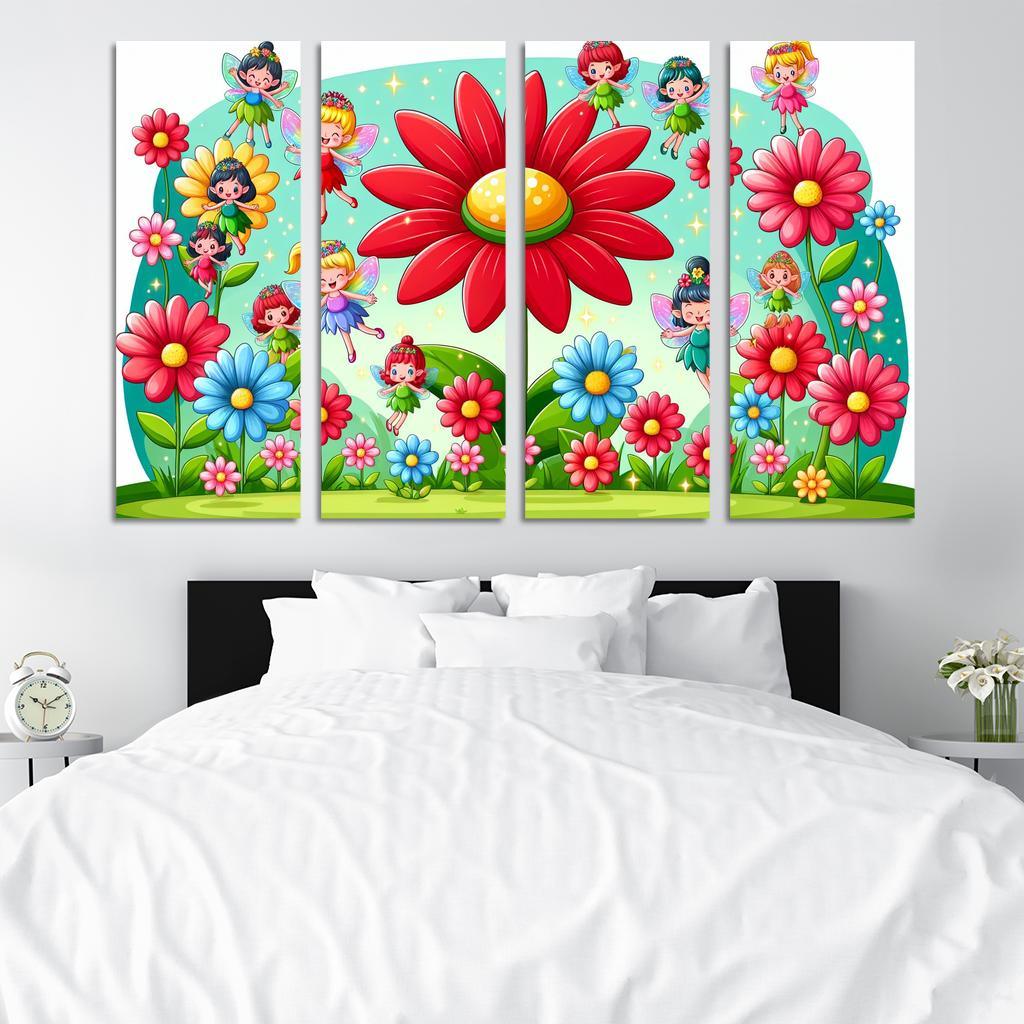 Whimsical Fairy Garden Premium Artwork Frames