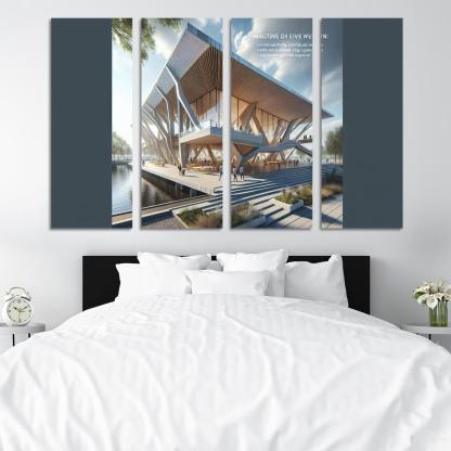 The Resilient Pavilion Custom Paintings Frame